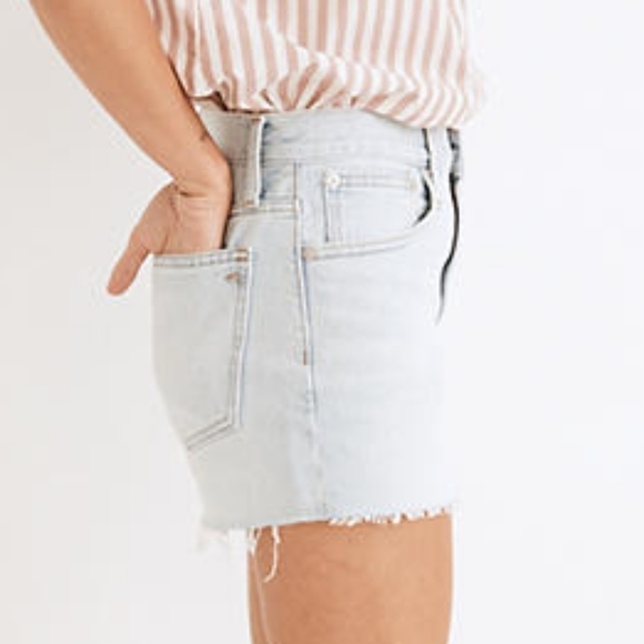 NWT Madewell Relaxed Denim Shorts in Essen Wash $78 - Picture 7 of 13